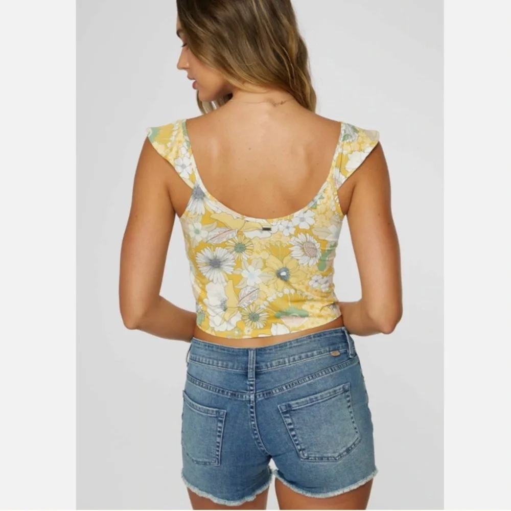 NWT O'NEILL WOMENS ANDY FLORAL TOP SIZE LARGE - Picture 2 of 8